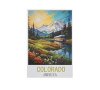 GSBRSNTS Colorado, Amérique,Peinture par Numero Adulte, Cadeau de Peinture à l'huile de Bricolage numérique pour Enfants Adultes Peindre par Nombre Kits(40x50cm) 15.7x19.6 pouces-AM59