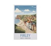 GSBRSNTS Filey, North Yorkshire,Peinture par Numero Adulte, Cadeau de Peinture à l'huile de Bricolage numérique pour Enfants Adultes Peindre par Nombre Kits(40x50cm-AI51