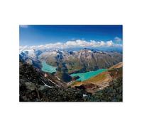 GSBRSNTS Les lacs de barrage de Mooserboden à Kaprun,Peinture par Numero Adulte, Cadeau de Peinture à l'huile de Bricolage numérique pour Enfants Adultes Peindre par Nombre Kits(50x60cm-AH59