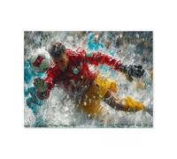 GSBRSNTS peinture par numero adulte Cadeau de Peinture à l'huile de Bricolage numérique,Gardien de but de football, acrobaties,pour Enfants Adultes Peindre par Nombre Kits Home Decor(30x40cm-AH91