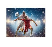 GSBRSNTS Peinture par Numero Adulte et Enfant，Football - Duel，DIY Peinture Numero Adulte,Activité Manuelle Kit de Loisirs Créatifs Adultes, Peinture Numéro Kit Complet, Decor Chambre(20x30cm-AF52
