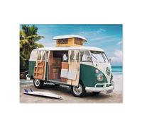 GSBRSNTS Peinture Par Numéros Pour Adultes Débutants,camping-car,Kits De Peinture À L'Huile Numérique Bricolage Sur Toile Avec Pinceaux Et Pigments Acryliques(20x30cm-B52