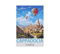 GSBRSNTS Peinture Par Numéros Pour Adultes Débutants,Cappadoce, Turquie,Kits De Peinture À L'Huile Numérique Bricolage Sur Toile Avec Pinceaux Et Pigments Acryliques(30x40cm) 11.8x15.7 pouces-AK78