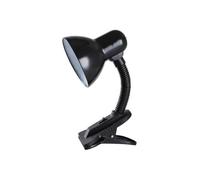 GSC Lampe de bureau avec pince Saidu E27 Noir