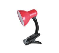 GSC Lampe de bureau avec pince Saidu E27 Rouge