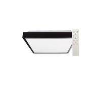 GSC Plafonnier LED carré Andra 30W 3000K à 6500K dimmable Noir