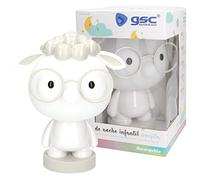 GSC Veilleuse enfant LED Petit Mouton 2,5W RGB lumière du jour batterie rechargeable Blanc