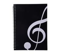 GSCLZ Cahier À Spirale De Feuille Musique 50 Pages, D'exercices En Papier for La Composition, Écriture Double Face