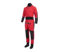GSCLZ Combinaison étanche de Kayak for Homme en Tissu imperméable avec Latex au Cou et aux Poignets, for Bateau fluvial(Red,S)