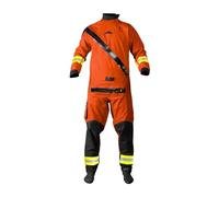 GSCLZ Combinaison étanche for Kayak, imperméable et Respirante, for Le Surf, la pêche, Rafting, Les Bottes, vêtements Une pièce(Orange,XX-Large)