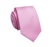 GSCLZ Cravate slim jacquard for homme, classique et unie, accessoire de mariage décontracté(Pink)