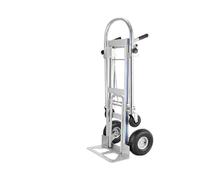 GSCLZ Diable Pliant Diable Pliable 3 en 1, Chariot Utilitaire Robuste de 1 000 LB sur Roues, Chariot Utilitaire Convertible à 4 Roues pour Charges Lourdes