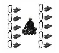GSCLZ Lot de 10, 20 ou 30 Pinces Coupe-Vent for bâche de Tente, Pince Crocodile for auvent, Accessoires de Camping en Plein air(Style 5)