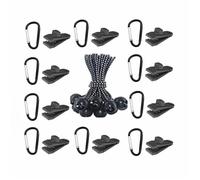 GSCLZ Lot de 10, 20 ou 30 Pinces Coupe-Vent for bâche de Tente, Pince Crocodile for auvent, Accessoires de Camping en Plein air(Style 4)