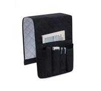 GSCLZ Organiseur d'accoudoir de canapé Grande capacité, Gain Place, antidérapant, Rangement Chevet avec 5 Poches, Pochette lit, Sac for téléphone Portable