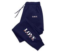 GSCLZ Pantalon de survêtement for Femme, décontracté, Simple, Polyvalent, Jogging, Sport(Deep Blue,S)