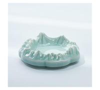 GSCLZ Pierre à encre en céramique en forme de montagne, support multifonction for stylo et pinceau à encre, for calligraphie, écriture, peinture(Blue)