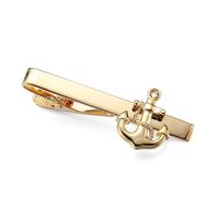 GSCLZ Pince à Cravate Ancre de Bateau for Hommes, Cravate de Mariage, Conception matérielle en Laiton, épingle d'ancre de Bateau