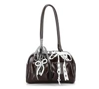 GSCLZ Sac vintage en cuir PU for femme, version sac à bandoulière, double poche, main avec intérieure(Color2)