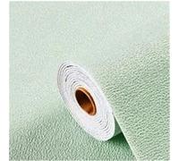 GSCLZ Stickers muraux en mousse 3D auto-adhésifs PVC, couleur unie, épais, imperméables, effet lin, for la décoration intérieure(Diatom Light green,1000cmx50cm)