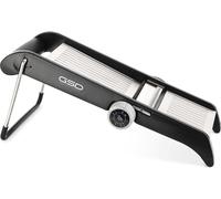 GSD 30061 Mandoline professionnelle en acier inoxydable - noir pour différents types de coupe de légumes / coupe-légumes / rabot à légumes / rabot