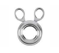 GSD 31 030 Ouvre-œufs acier inoxydable 10x8x0,5 cm, argent
