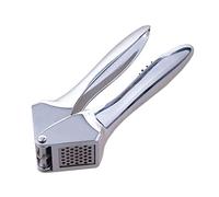 GSD 40 002 Presse-ail Double Fonction Acier Inoxydable Argent 19,5 x 4 x 7 cm