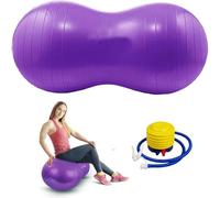 GSDGV Balle de yoga anti-éclatement - Balle d'exercice pour enfants, grossesse, autisme, pilates et entraînement de base avec pompe