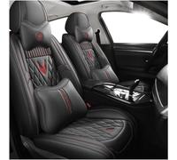GSDOMJ Car Seat Covers Fit for Dacia Jogger Extreme/Logan MCV/Duster Nova Leather Front and Rear Seat Covers Protect The Interior，Black Luxury