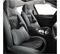 GSDOMJ Car Seat Covers Fit For Opel Todos Los Modelos Astra Hjg Mokka Insignia Cascada Corsa Adam Ampera Andhra Zafira Car Accessories 3 avant et arrière seats protect the interior,Grey luxury