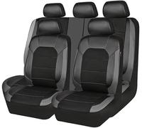 GSDOMJ Housses de siège de voiture adaptées pour Ford Focus iv/Ford Fiesta v/Ford Ka Matériaux de confort premium Pièces automobiles générales, gris