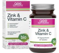 GSE - Complexe Zinc + Vitamine C - 60 Comprimés