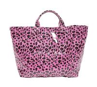 GSenhui Leopard Sac fourre-tout en PVC pour femme Grand sac cabas avec lettre imprimée léopard Sac à main pour femme Grand sac de travail transparent Hobo, Roses rouges/1