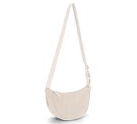 GSenhui Sac en velours côtelé demi-lune, sac à bandoulière grande capacité, décontracté quotidien - A02 - beige
