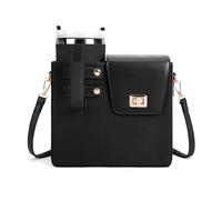 GSenhui Stanley Porte-gobelet, porte-gobelet Stanley avec bandoulière - Sac à bandoulière portable d'extérieur pour tasse Stanley, Original-noir, Décontracté