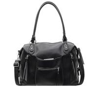 GSenhui Y2k Grand sac à main pour femme avec poignée supérieure - Style punk - Sac à bandoulière - Plusieurs poches - Pour le bureau, les courses, B2 - Noir.