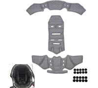 GSENIN Doublure de Casque Moto pour Scorpion Covert X | Mousse de Remplacement pour Casque Moto, Doublure Respirante avec Velcro, Amovible et Lavable