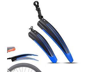 GSENIN Garde-Boue pour Vélo pour Orbea Orca M30i 2024 | Set Garde-Boue Vélo Ajustable 20-26 Pouces Allongé Élargi Avant Arrière Protection Éclaboussures pour VTT