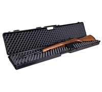 GSG Mallette à armes avec en mousse, Noir, Waffenkoffer für Gewehre, Noir, 122 x 25 x 10 cm
