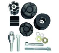 GSG Mototechnik DUO PATINS CHUTE GSG, KIT NOIR