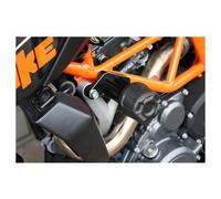 GSG Mototechnik DUO PATINS CHUTE GSG, KIT NOIR
