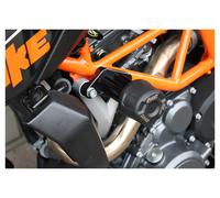 GSG Mototechnik DUO PATINS CHUTE GSG, KIT NOIR XL750 TRANSALP, KIT NOIR