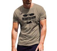 GSG9 mogadiscio Opération Feu Magique Avion enlèvement de la Chapeau des frontières Groupe 9 Police Fédérale - T-Shirt # 4726 - Beige - Medium