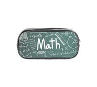 GSGCSBYMLG Formulas Shapes Theory Math Leçon Word Imprimé Transparent Trousse à crayons Trousse à crayons Portable Papeterie Sac