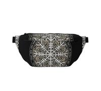 GSGCSBYMLG Helm of Awe Sac banane à bandoulière imprimé décontracté