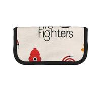 GSGCSBYMLG Little Boys and Girls in Firefighters Trousse à stylos en toile imprimée Portable Papeterie Pochette de rangement