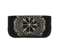 GSGCSBYMLG Magical Design Trousse à stylos en toile imprimée Motif runes nordiques