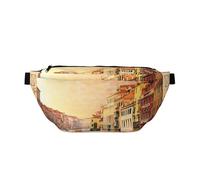 GSGCSBYMLG Magnifique sac banane imprimé avec vue sur le canal de Venise