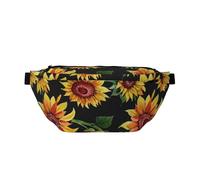 GSGCSBYMLG Magnifique sac banane imprimé tournesols - Sac banane décontracté