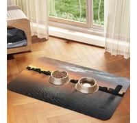 GSGCSBYMLG Nappe en cuir absorbant Boston Charles River City Skyline Sunset imprimé animal domestique